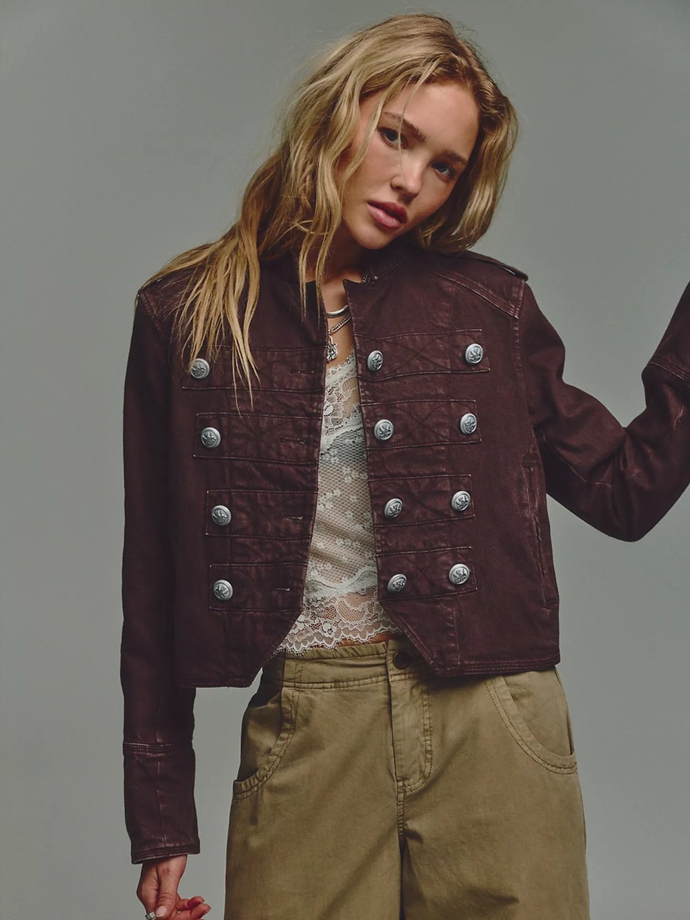Free people We The Free Ryland Band Jacket